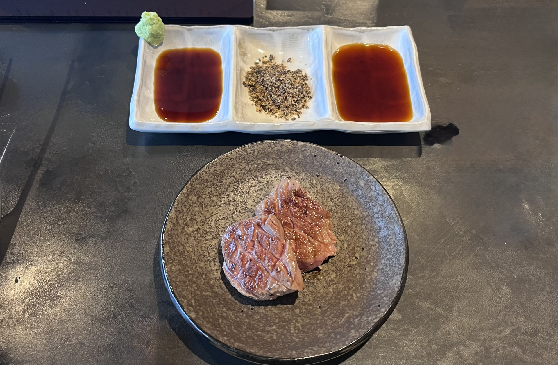 池袋焼肉たんたんの塩昆布を使った牛タンおすすめの食べ方紹介画像